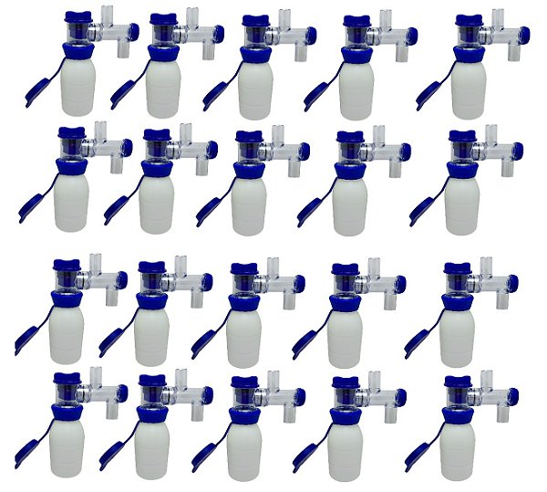 Kit 20 UN  Tomador Coletor  Amostra De Leite P/Ordenhadeira