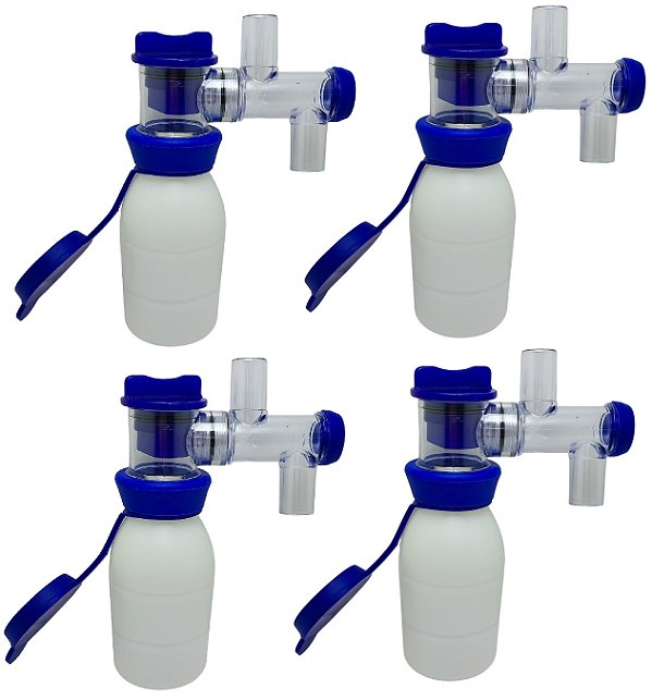 Kit 4 Uni. Tomador Coletor  Amostra De Leite P/ordenhadeira