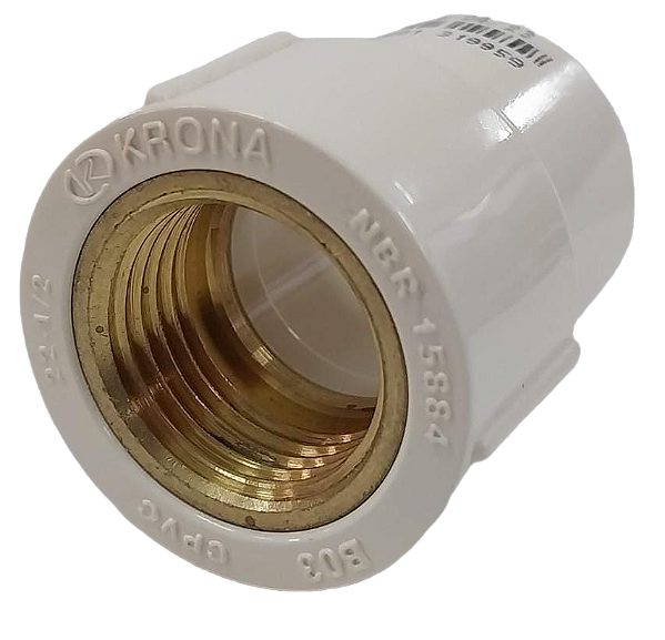 LUVA AQUATHERM DE TRANSICAO 22 MM X 1/2