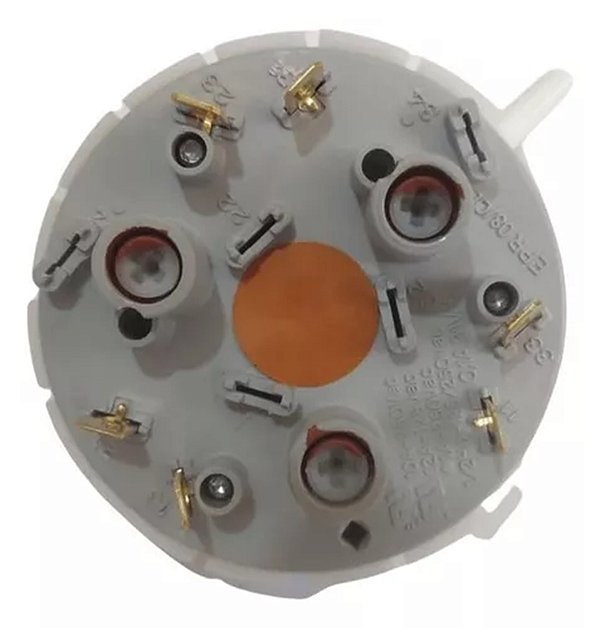 Pressostato Mec Lavadora Brastemp 3 NIVEIS 5V W10171528 BWB11/BWK11/BWL11