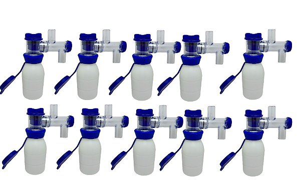 Kit 10 Uni. Tomador Coletor Amostra De Leite Ordenhadeira