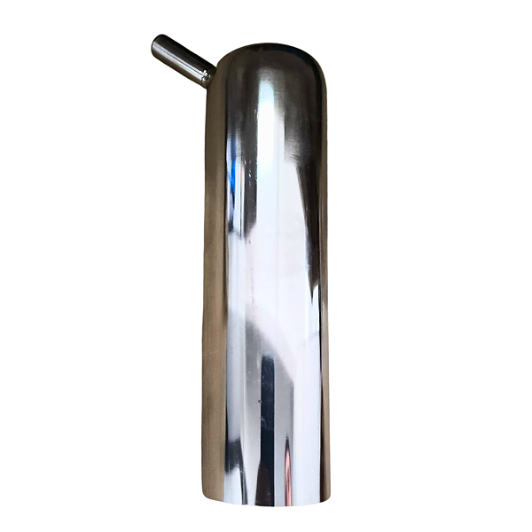 Capa Para Teteira Inox Furo 155x20mm  Peso Inox