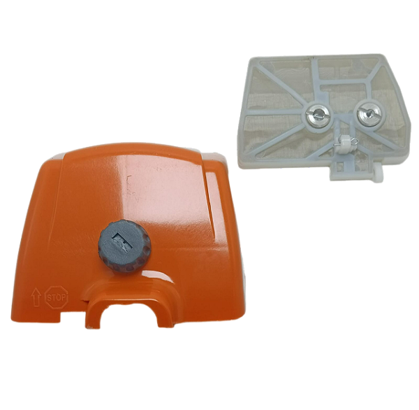 Filtro De Ar Com Capa Para Motosserra St 038 Ms380 Ms381
