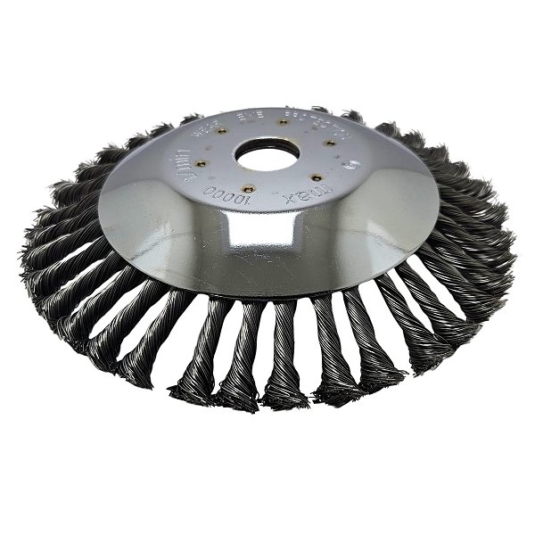 Escova De Aço Para Roçadeira Tira Ferrugem Mato 200mm Classico