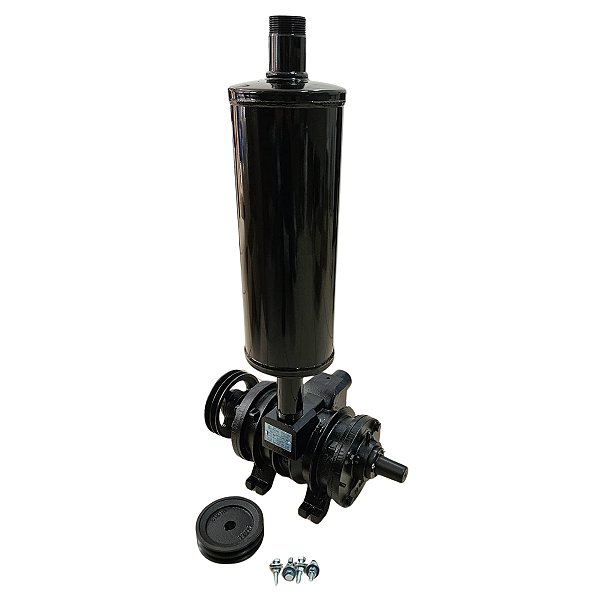 BOMBA DE VACUO e SILENCIADOR BRMilk 1000L COM POLIAS  REF. 2159
