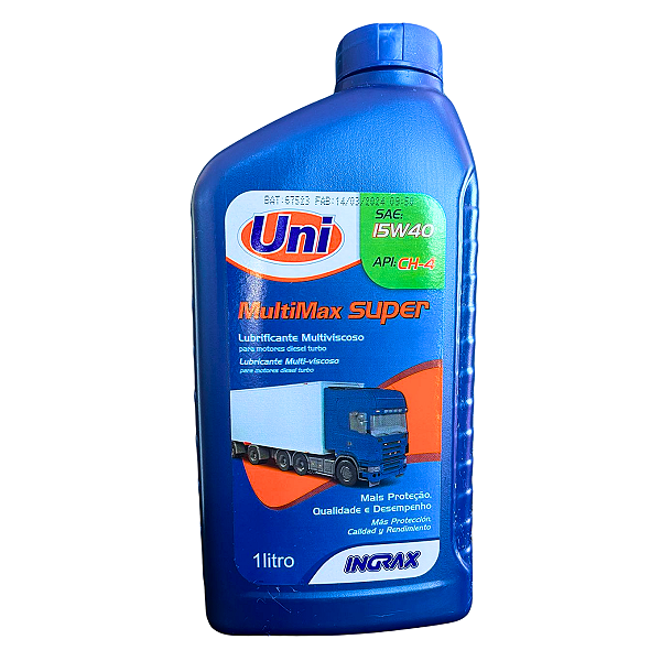OLEO MULTIMAX SUPER 15W40 MOTORES A DIESEL 1LT