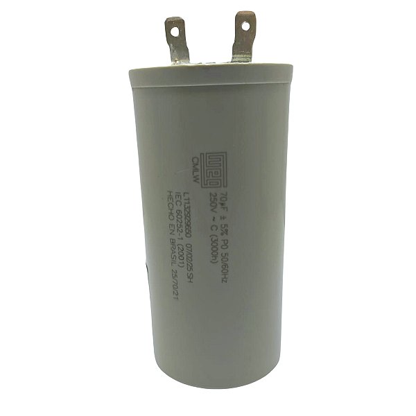 Capacitor 70uf/250v P/ Triturador Tramontina 2hp E Outros