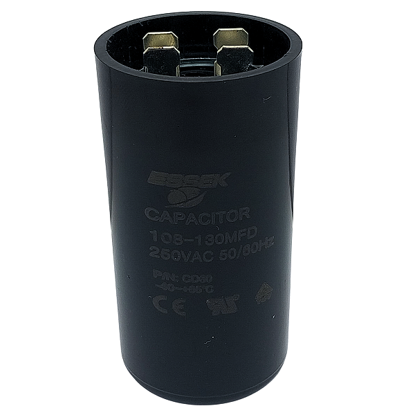 Capacitor CD60 108-130uF 250V 60Hz Essek Para Partida