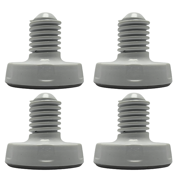 Kit 04 Pé Nivelador Lavadora Electrolux Lte12/lt10/lt12/ltd06