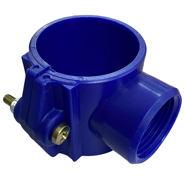 Abraçadeira Para Tubo Pvc 50mm X 1 Pol C/ Parafuso