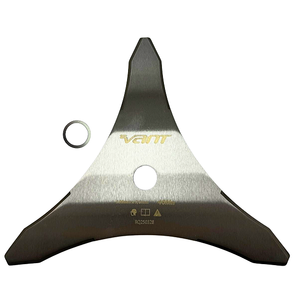 Lâmina Faca Roçadeira 33cm 3p Furo 25,4mm Manganes c/ Ar