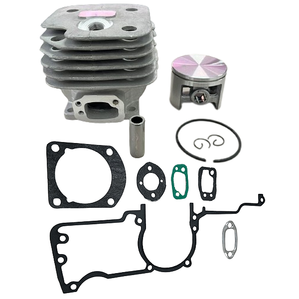 Kit Cilindro Pistão Anel Para Motosserra HQV 272 + Juntas
