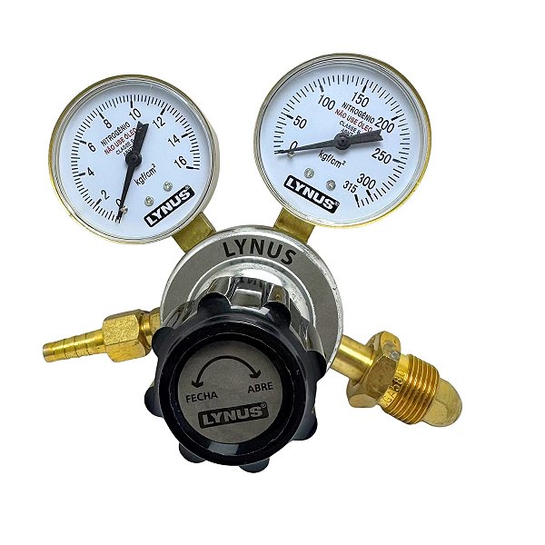 Regulador Manômetro De Pressão De Nitrogênio Lynus 0015747.5