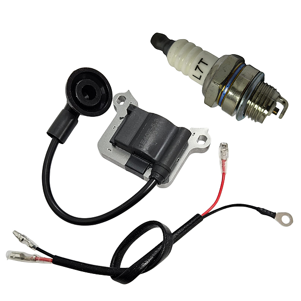 Kit Bobina Modulo Ignição e Vela Roçadeiras 43cc 52cc Cg430 Cg52