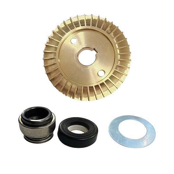 Kit Rotor De Latao Selo Bomba Periferica Ics-50ab Eletroplás