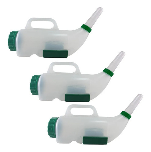 Kit 3UN Amamentador Mamadeira Terneiras 2,5 LT C/ Suporte