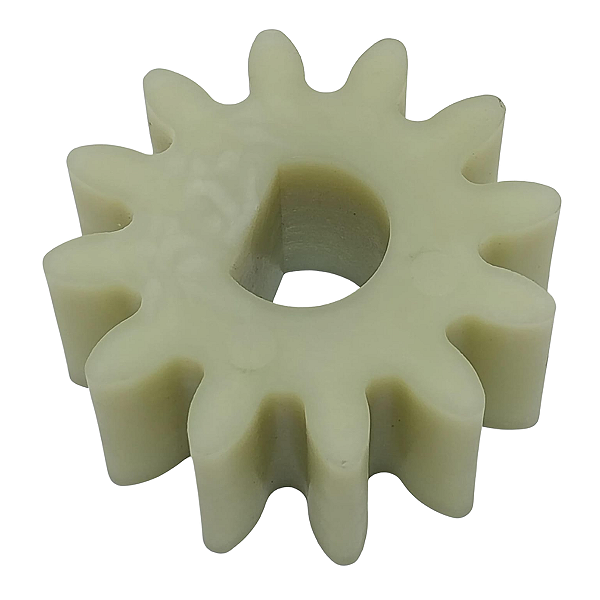 Engrenagem Nylon Do Cheff 12 Dentes Abertura Encaixe Meia Lua DC0014