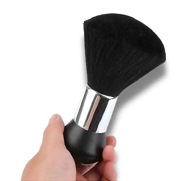 Espanador Bolinha Pincel De Barbeiros E Cabelereiros Ultra Macio Salão Barbearia