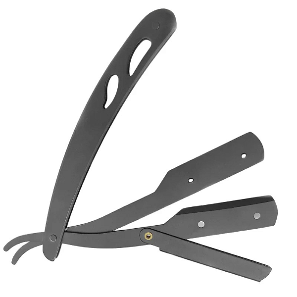 Navalhete Profissional Para Barbear - PRETO