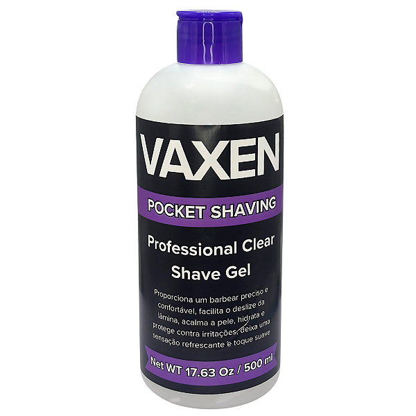 Pocket Shaving Gel p/ Barbear 500ml Profissional
