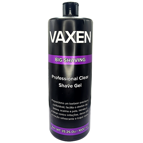 Big Shaving P/ Barbear 1 Litro Profissional Transparente