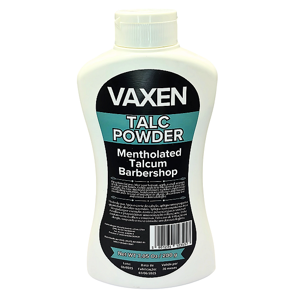 Talco Powder Ultra Fino Cabelo Corte Barbearia Salão Pós Barba 200g