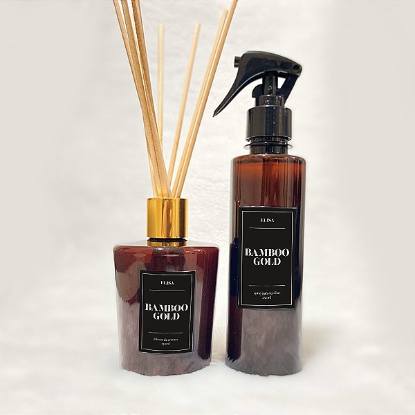 Kit Bamboo Difusor + Spray para Tecidos