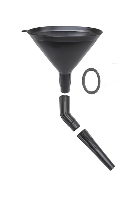 FUNIL PLASTICO C/ CURVA ADAPTAVEL