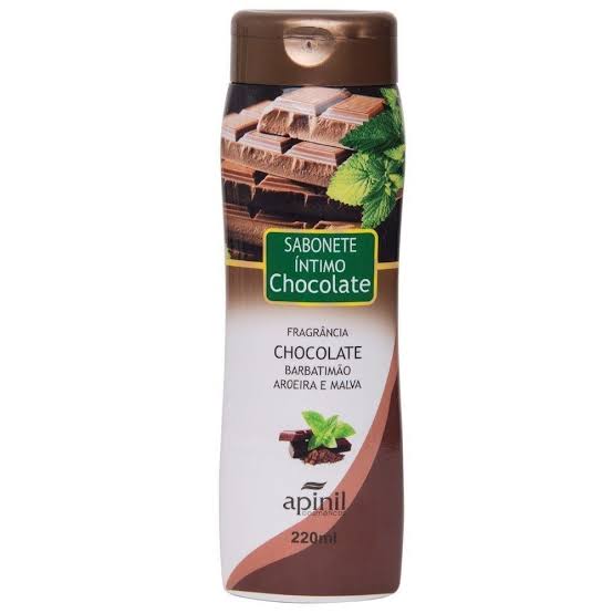 @ Sabonete íntimo - chocolate e menta - Extrato de barbatimão, aroeira e malva - Apinil - 200ml