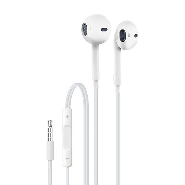 Fone de Ouvido Com Fio P2 Estéreo Ergonômico Confortável Anti Ruído Com Microfone Embutido
