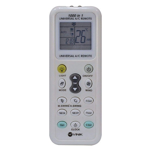 CONTROLE REMOTO UNIVERSAL PARA AR CONDICIONADO
