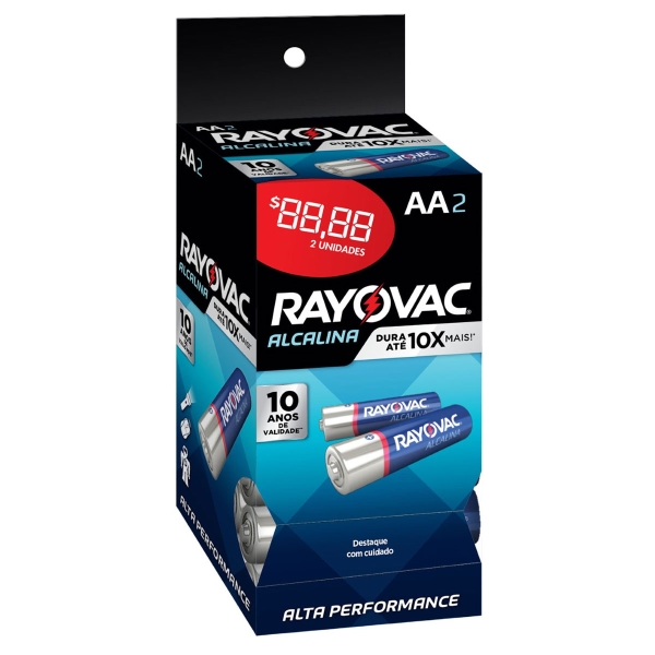 Pilha  Rayovac AA, pacote de 32