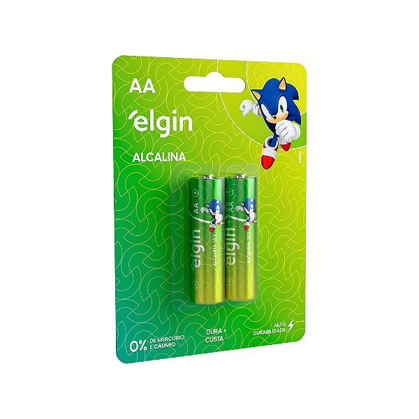 Pilha Alcalina Pequena-AA - Blister com 02 Unidades