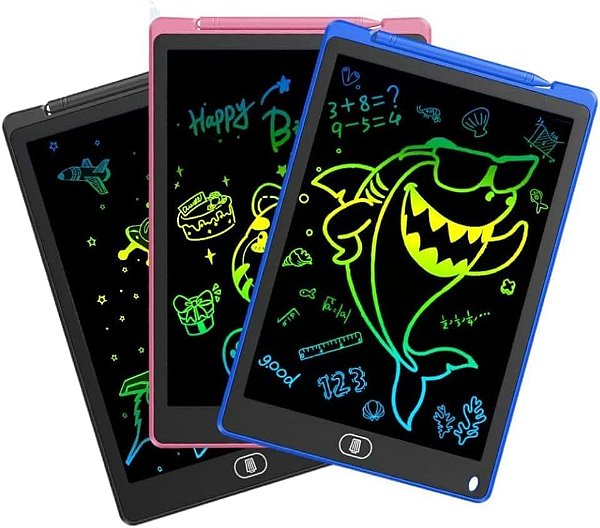 Lousa Magica Tablet Infantil 8.5 Polegadas VERMELHO