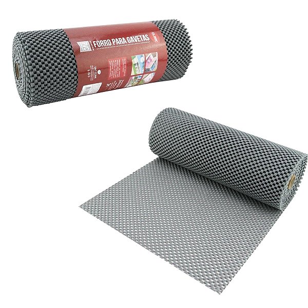 Rolo 30cmx460cm Forro Gavetas Armário Cozinha Antiderrapante