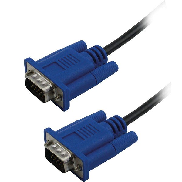 Cabo VGA Info - VGA Macho + VGA Macho - com Filtro - Preto - 1.5M