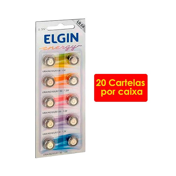 Kit 20 Blisters Bateria Alcalina LR54/Ag10/LR1130 CAR/10