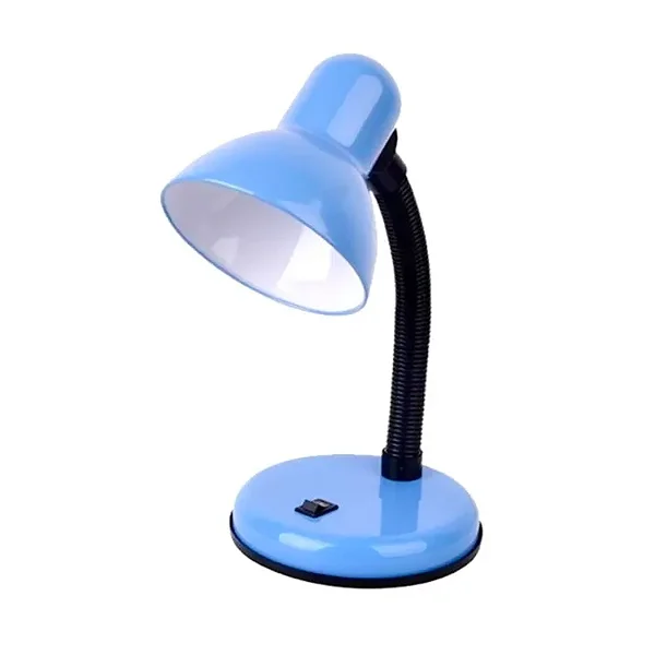 Luminária de Mesa, Azul, Até 40W