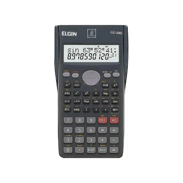 Calculadora Científica Elgin CC240 com 240 Funções para Uso Avançado