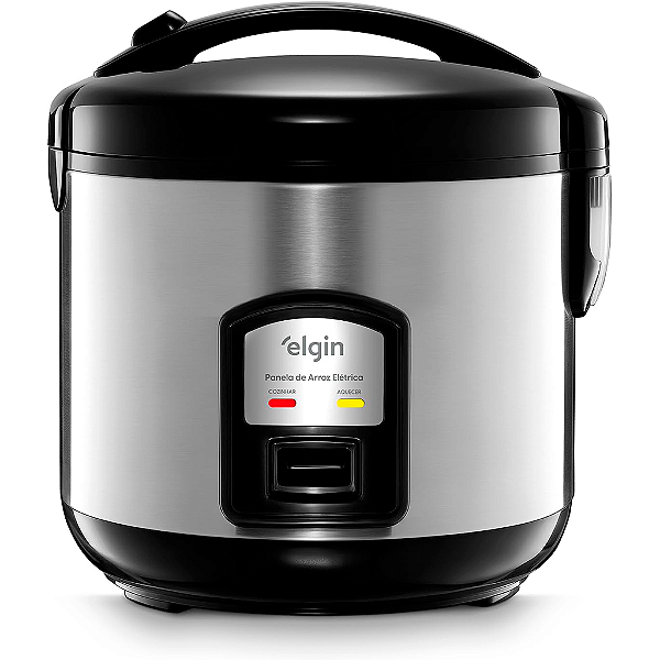 Panela de Arroz Elétrica Elgin Gran Rizzo 10 Xícaras 700W 220V Inox
