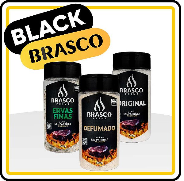 KIT TRÊS SAIS DE PARRILLA BRASCO