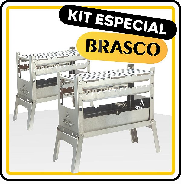 KIT DUAS CHURRASQUEIRAS JOY