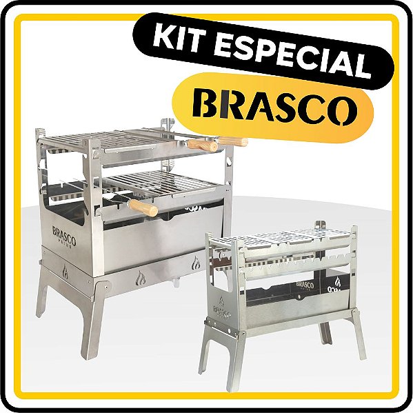 KIT CHURRASQUEIRA JOY + CHURRASQUEIRA SMART