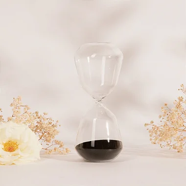 Ampulheta Preta 30 Minutos