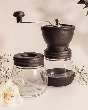 Moedor Café Manual Inox Preto