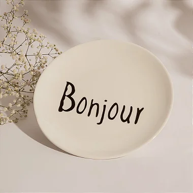 Prato Porcelana Bonjour
