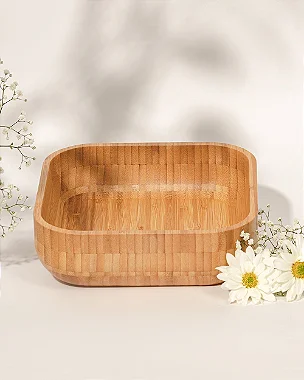 Bowl Bambu Quadrado 3l