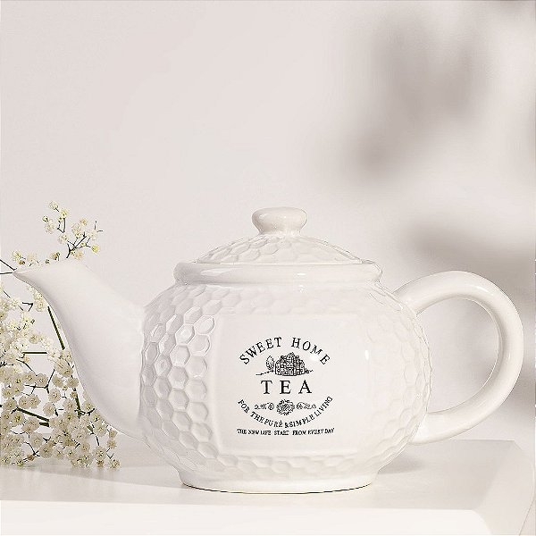 Bule Sweet Home Branco 1,1L