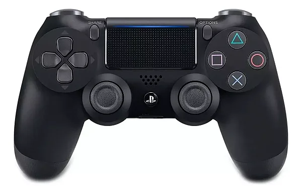 Controle Sony DualShock 4 Original Wireless para PS4 – Bluetooth, Recarga via USB, Cor Preto