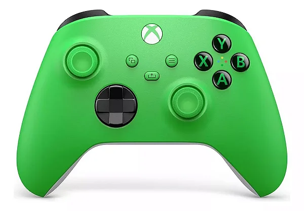 Controle Xbox Sem Fio Microsoft Series X|S Velocity Green Verde Original com Garantia